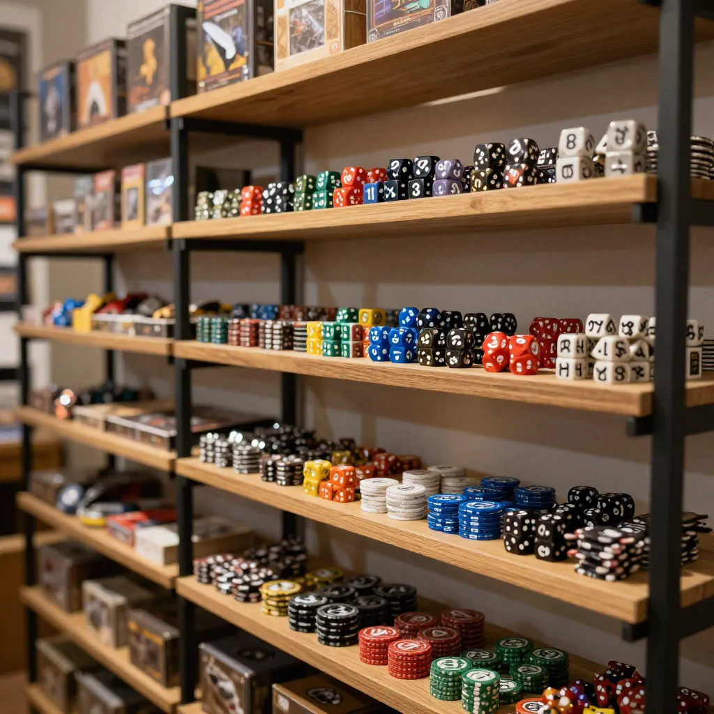 Dados de piedras preciosas en diferentes colores