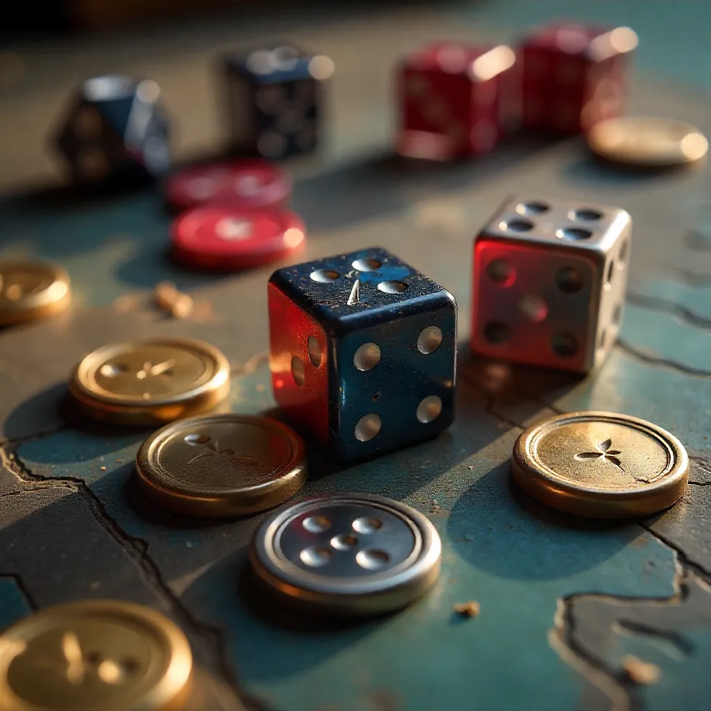 Configuración completa de mesa para juego de rol